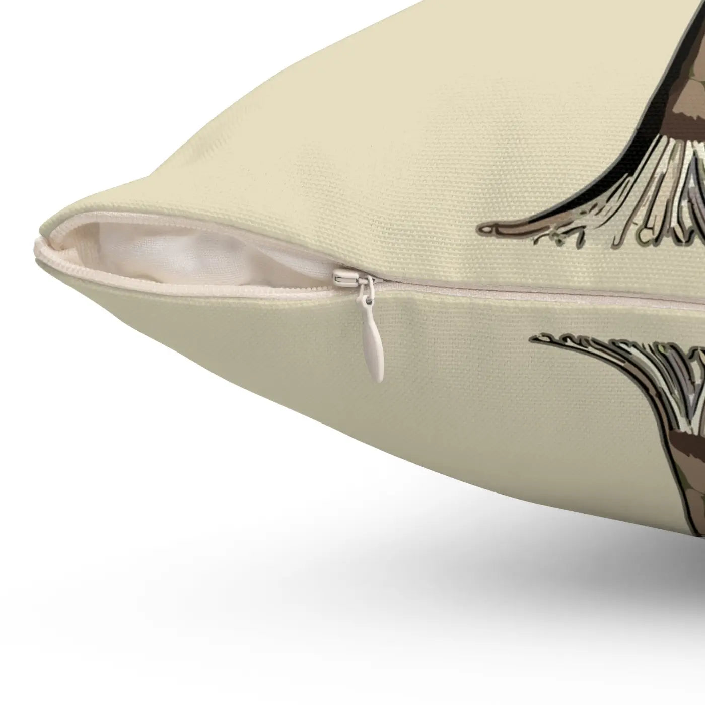Ginkgo Tree Polyester Square Pillow - Modern Home Decor - DipaliZ
