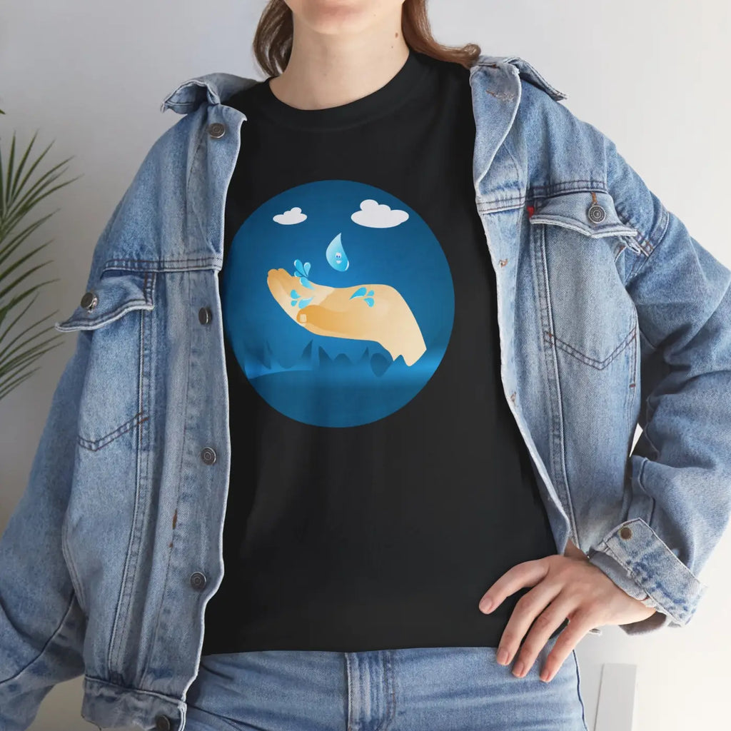 Conserve Water Globe Tee - Unisex Heavy Cotton - DipaliZ