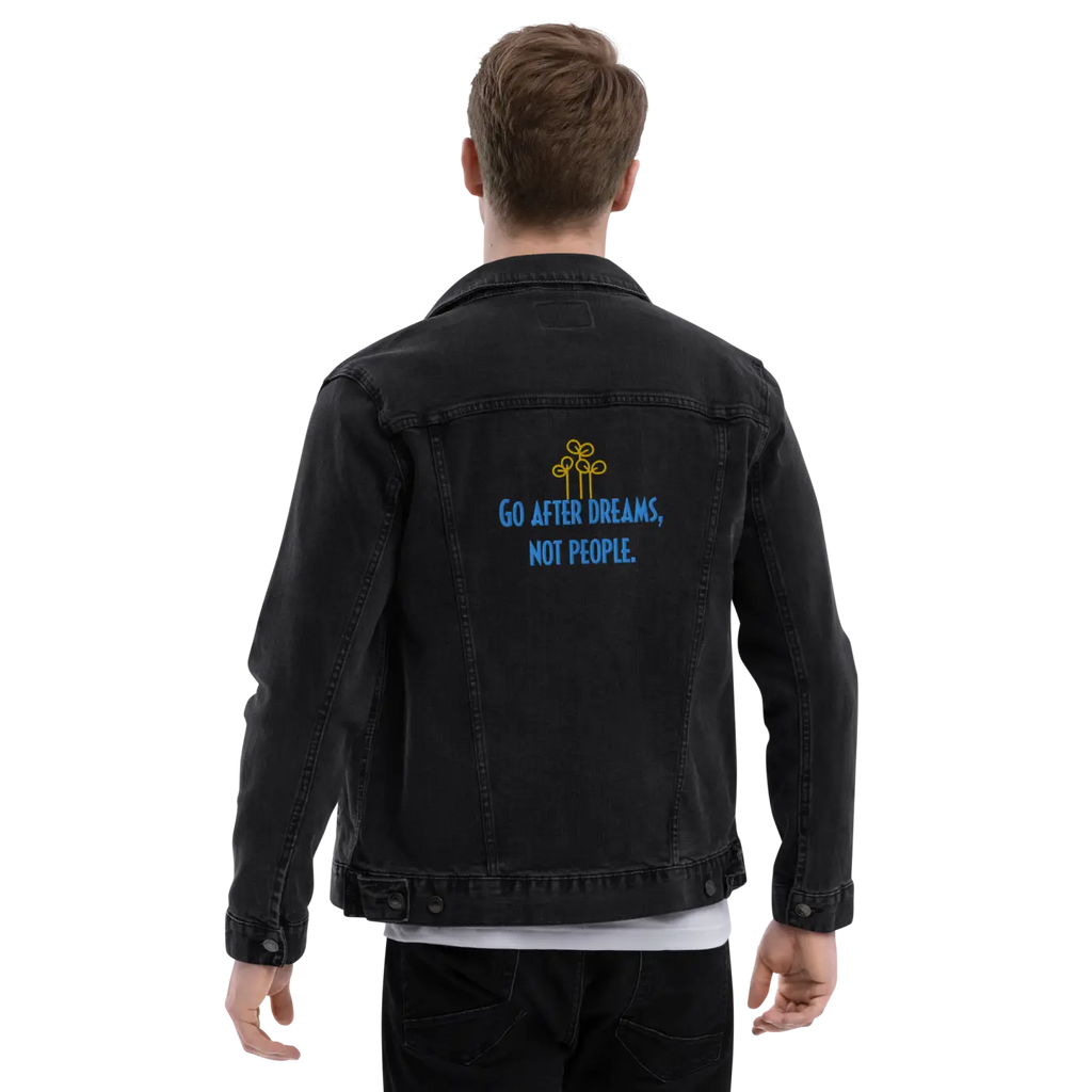 Unisex Denim Jacket - Bold Graphic Streetwear - DipaliZ