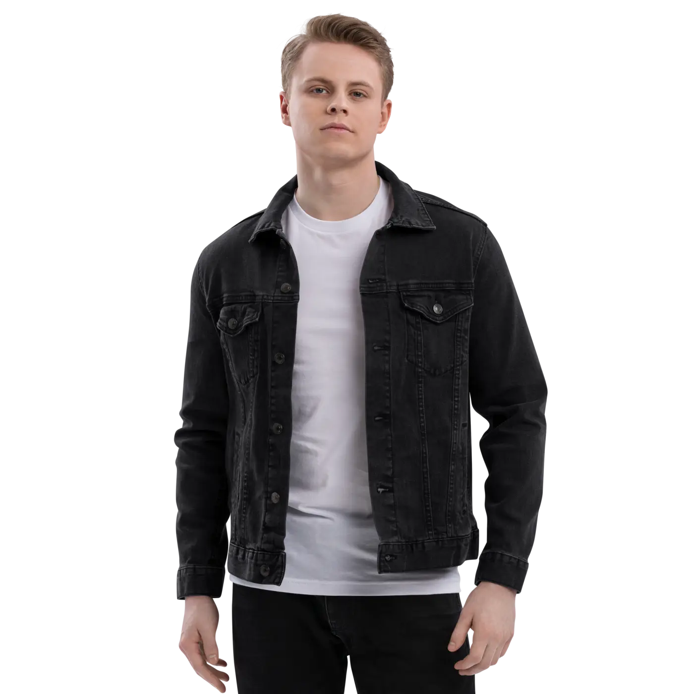 Unisex Denim Jacket - Bold Graphic Streetwear - DipaliZ