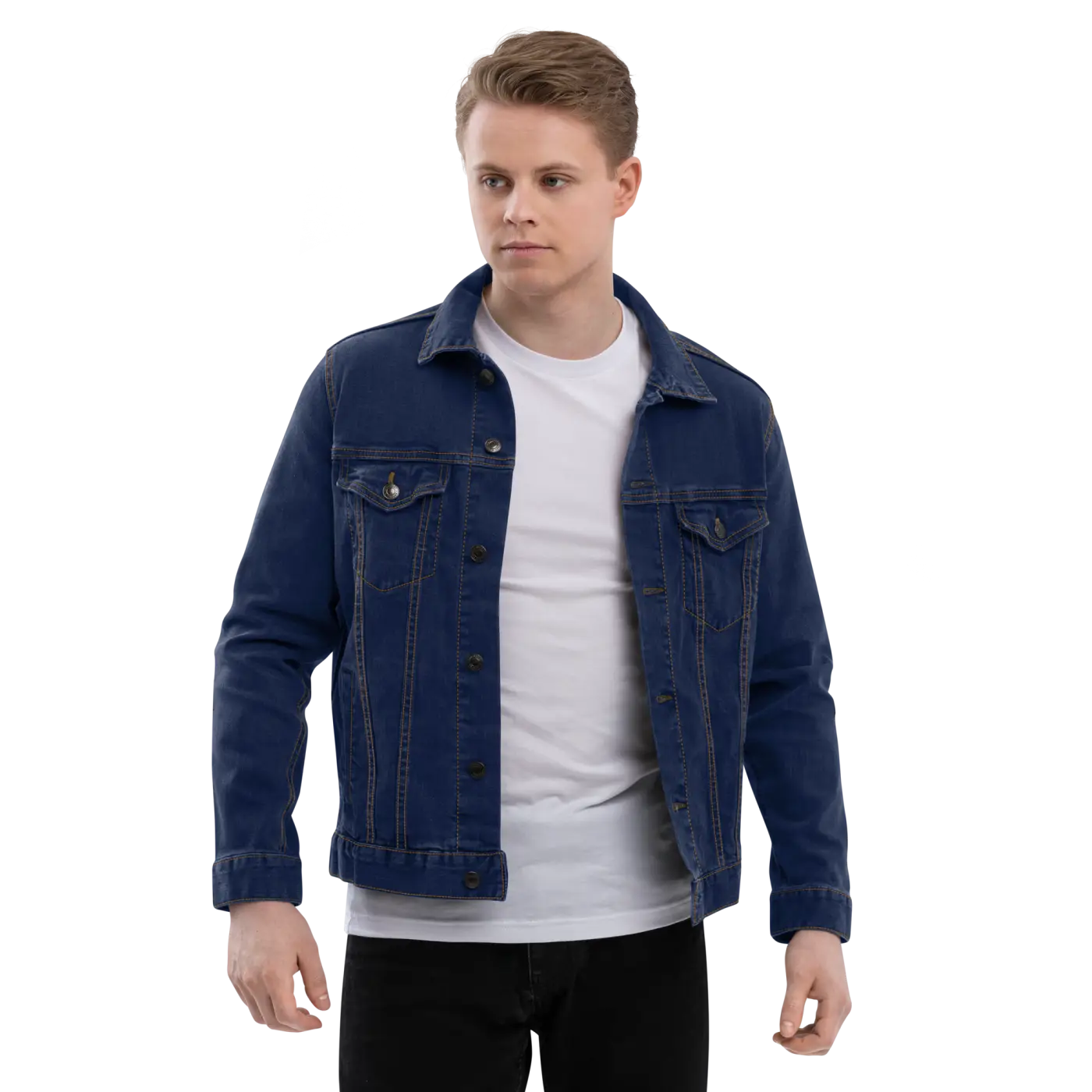 Unisex Denim Jacket - Bold Graphic Streetwear - DipaliZ