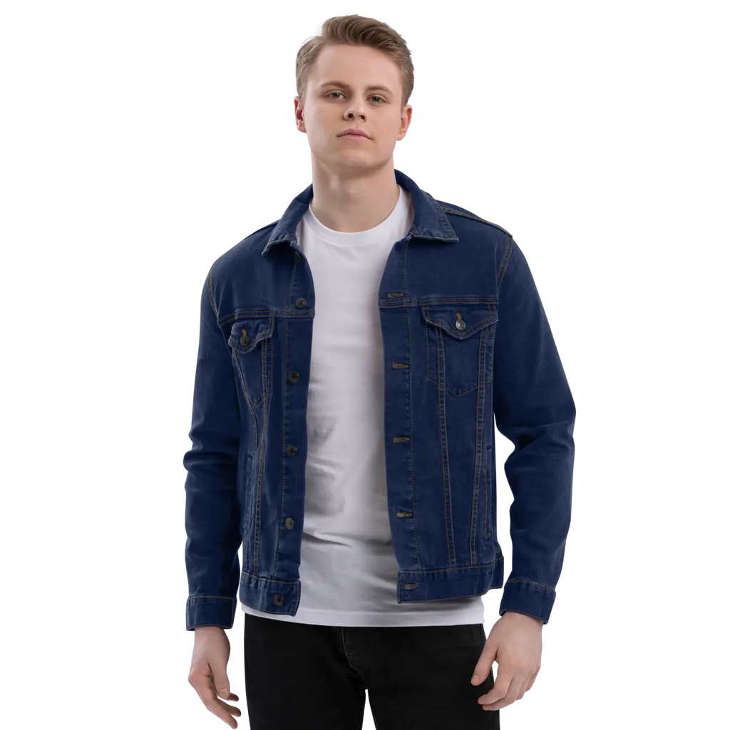 Unisex Denim Jacket - Bold Graphic Streetwear - DipaliZ