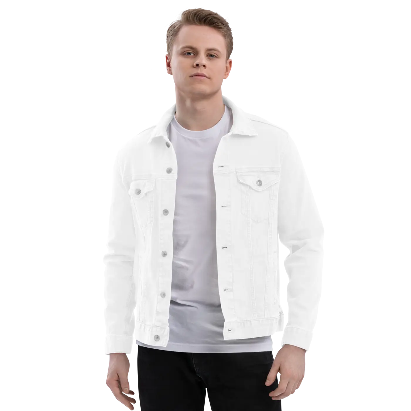 Unisex Denim Jacket - Bold Graphic Streetwear - DipaliZ