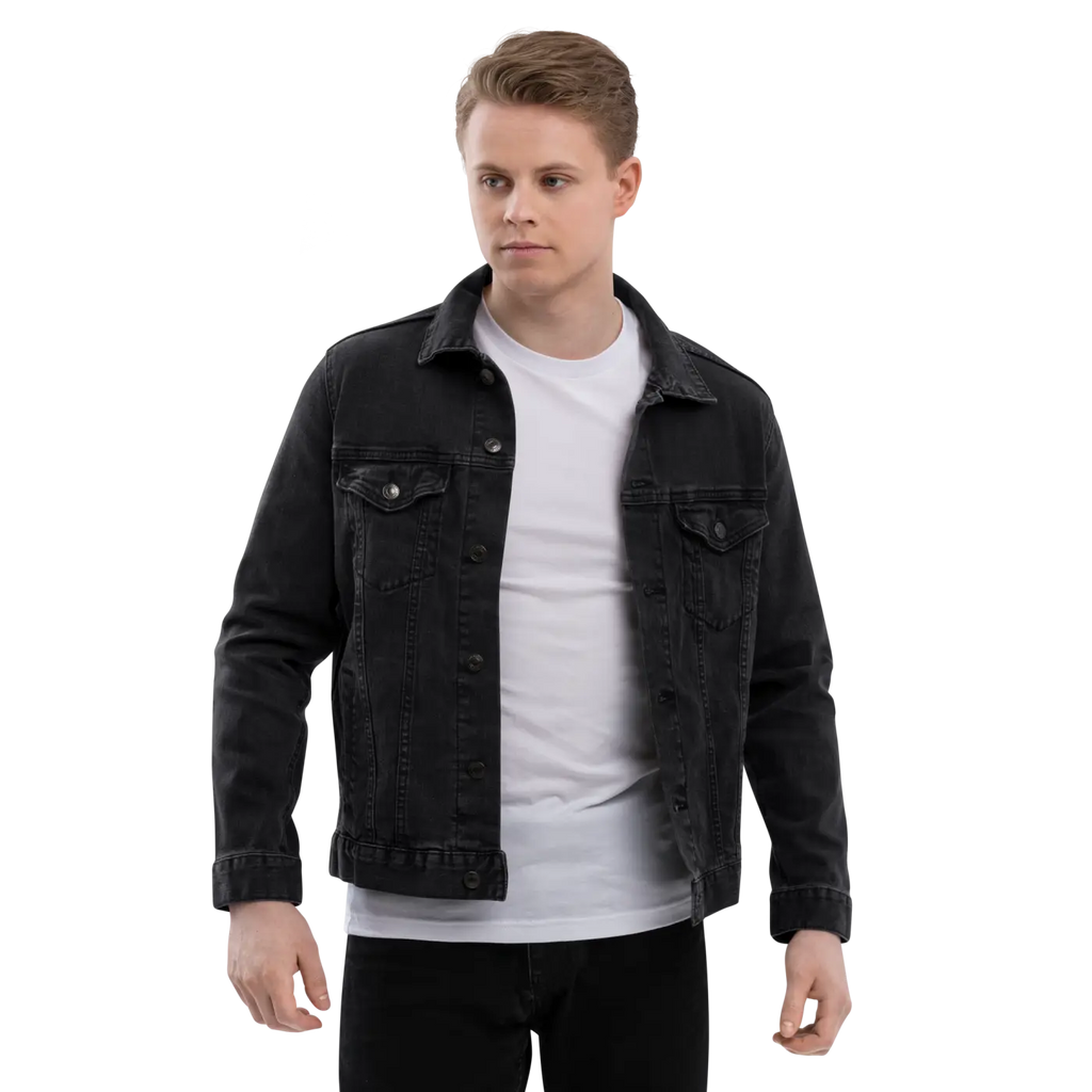 Unisex Denim Jacket - Bold Graphic Streetwear - DipaliZ