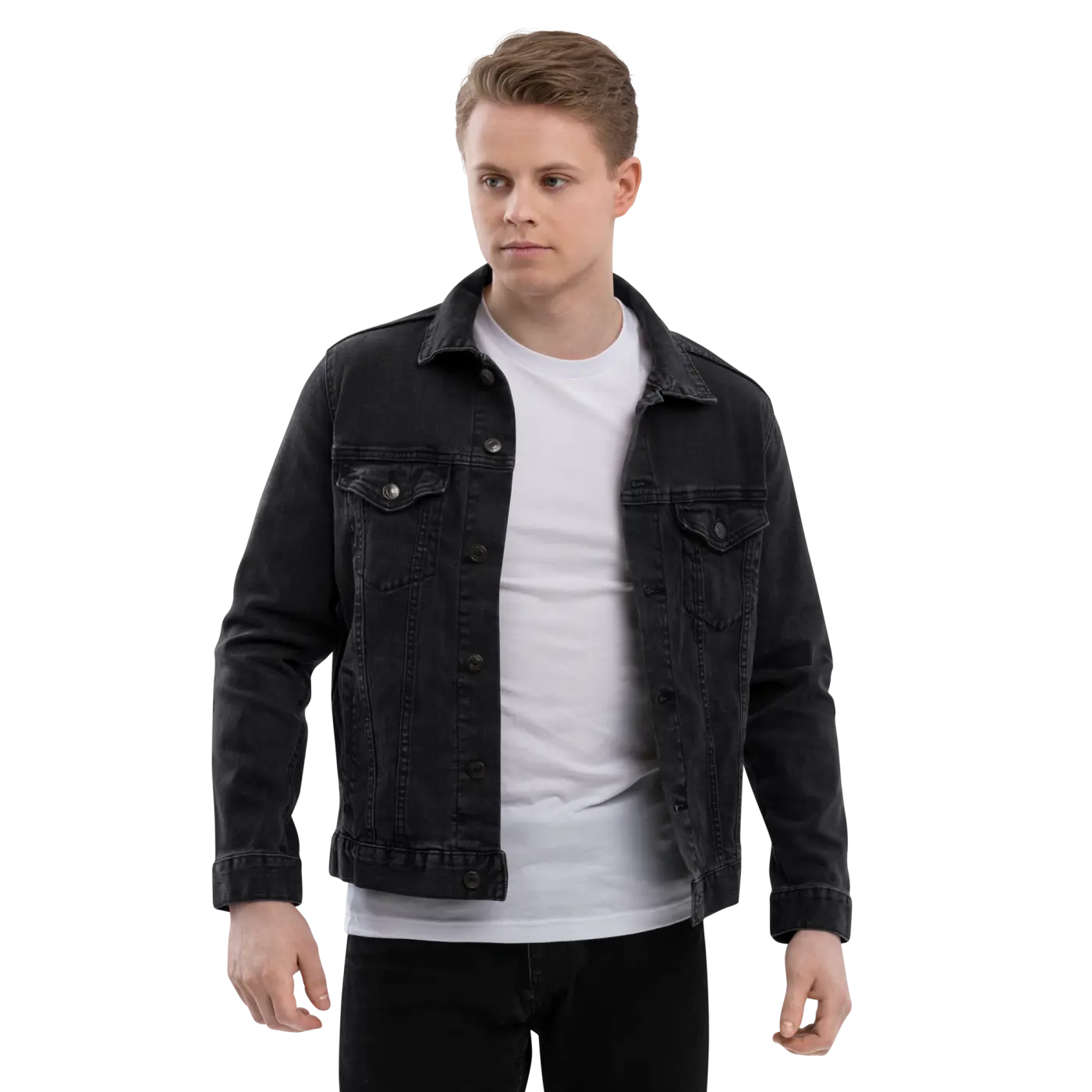 Unisex Denim Jacket - Bold Graphic Streetwear - DipaliZ
