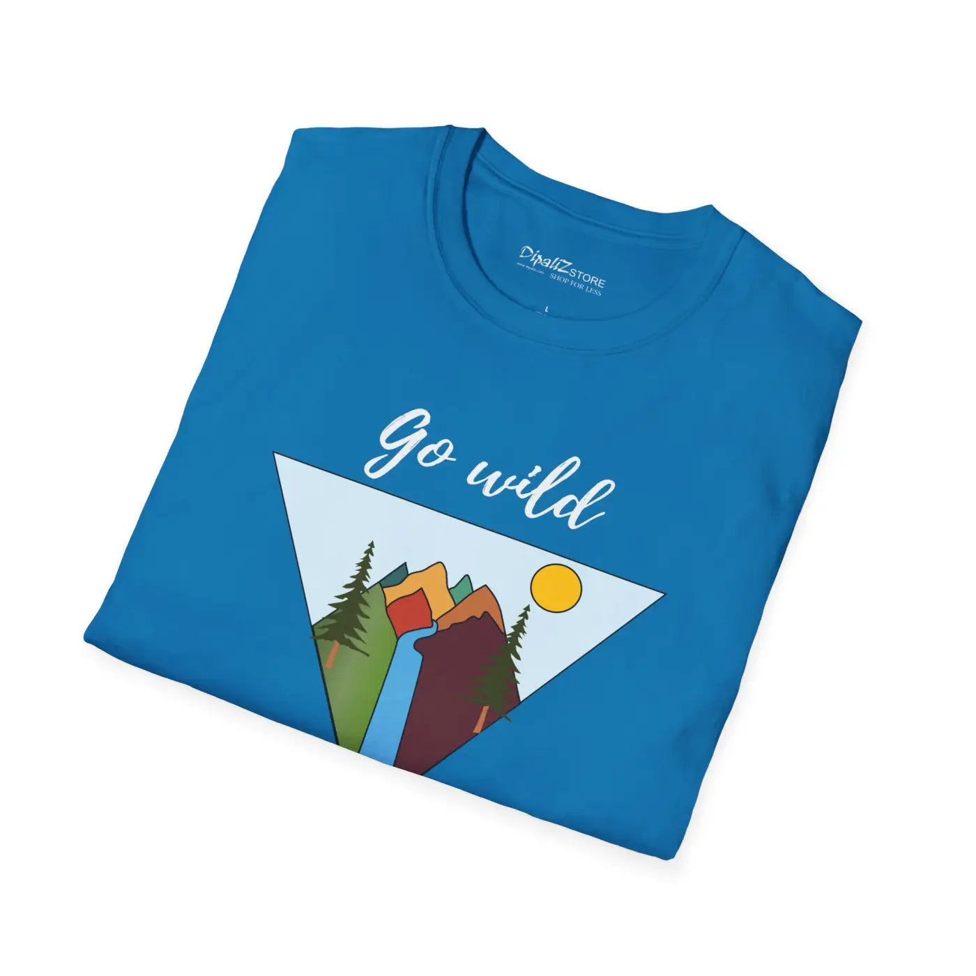 Go Wild Softstyle T Shirt - Adventure Travel Tee - DipaliZ