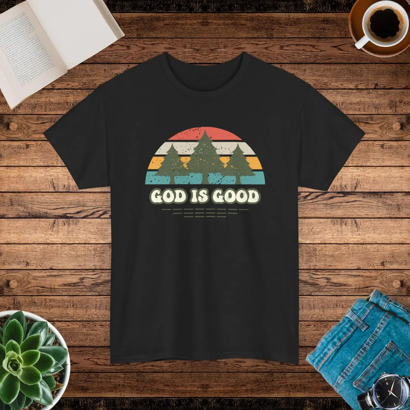 God Is Good T-Shirt - Unisex Heavy Cotton Tee - DipaliZ