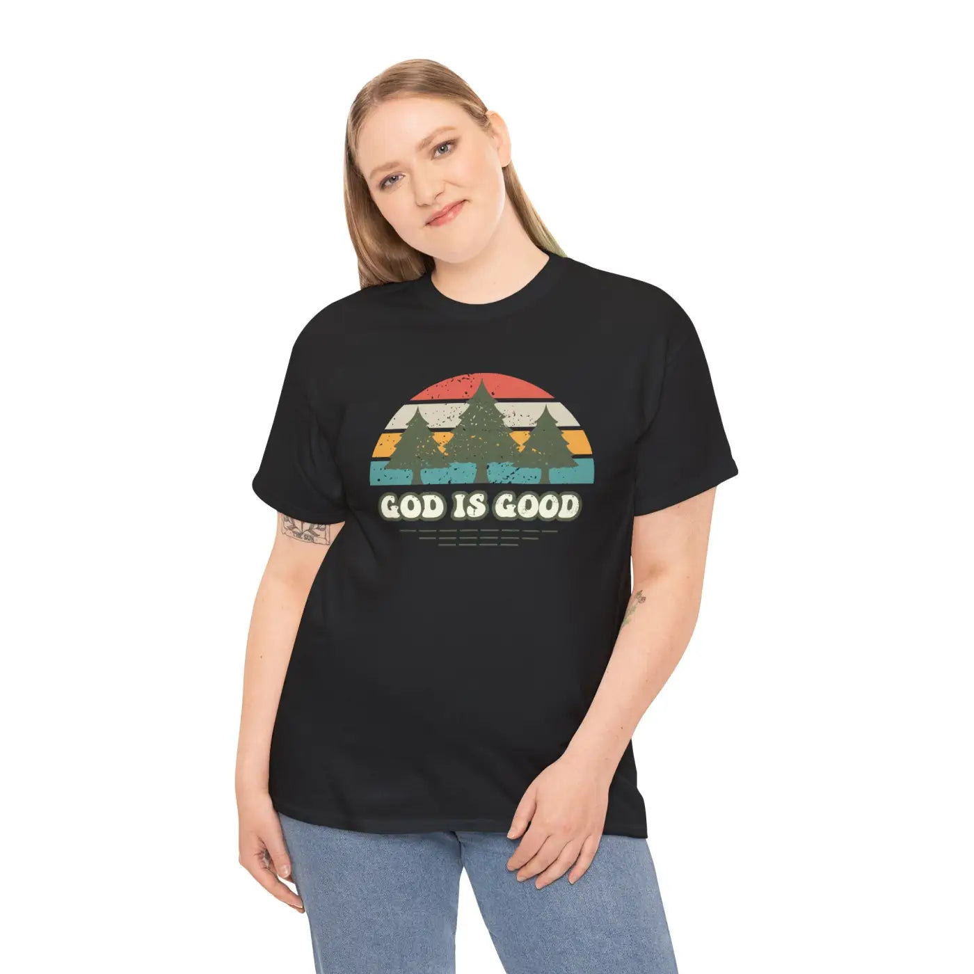 God Is Good T-Shirt - Unisex Heavy Cotton Tee - DipaliZ