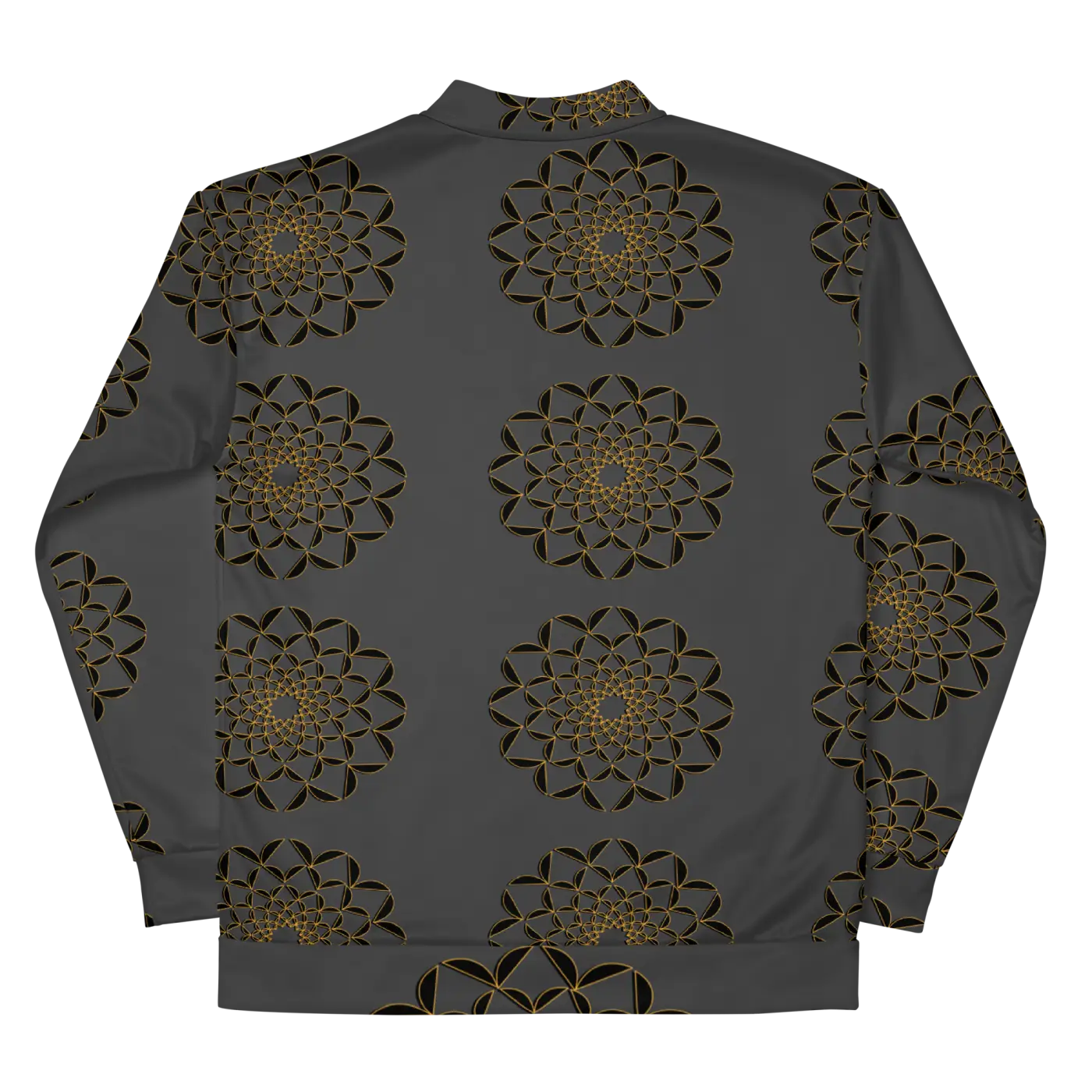 Golden Pattern Bomber Jacket - Unisex Streetwear - DipaliZ