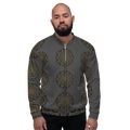 Golden Pattern Bomber Jacket - Unisex Streetwear - DipaliZ