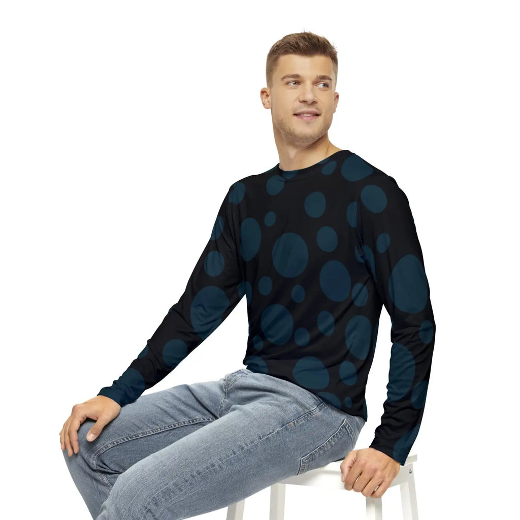 Long Sleeve AOP Shirt - Luxe Comfort for Men - DipaliZ