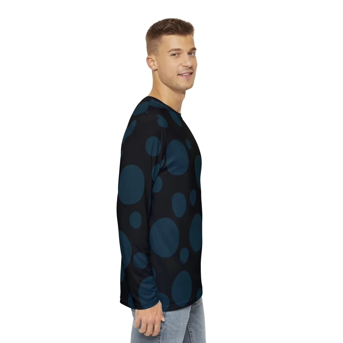 Long Sleeve AOP Shirt - Luxe Comfort for Men - DipaliZ