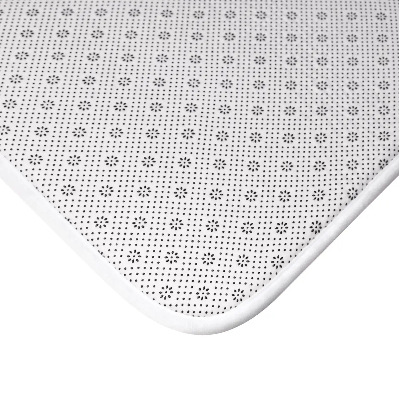 Green Geometric Bath Mat - Ultra Soft Spa Comfort - DipaliZ