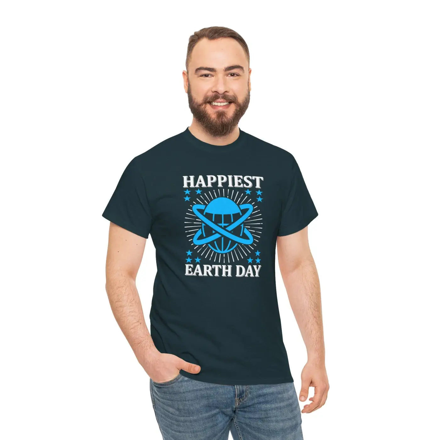 Happiest Earth Day Tee - Sustainable Unisex Cotton - DipaliZ
