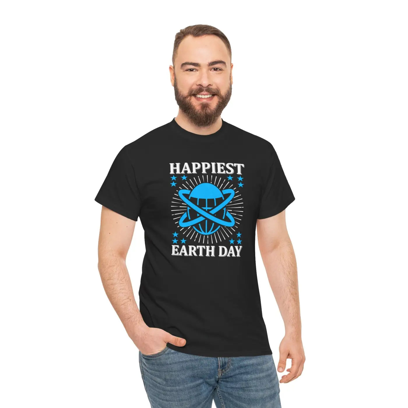 Happiest Earth Day Tee - Sustainable Unisex Cotton - DipaliZ