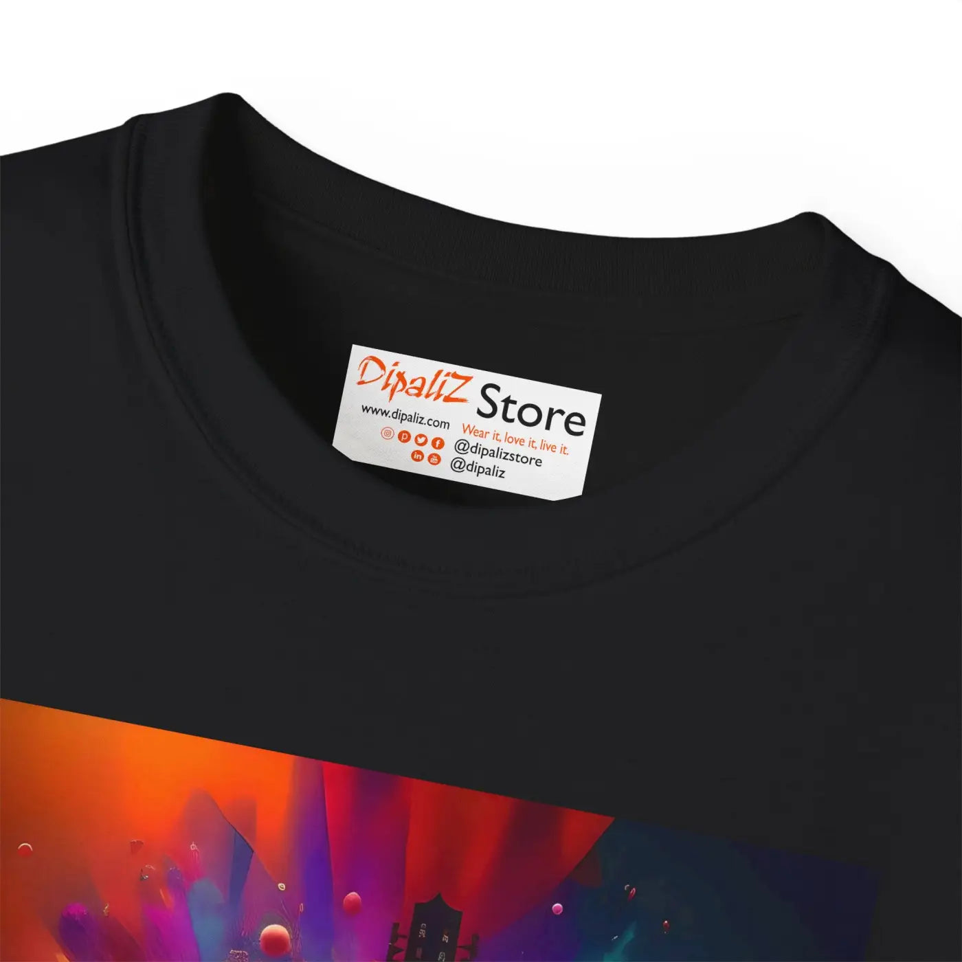 Vibrant Music Unisex Ultra Cotton Tee - Bold Expression - DipaliZ