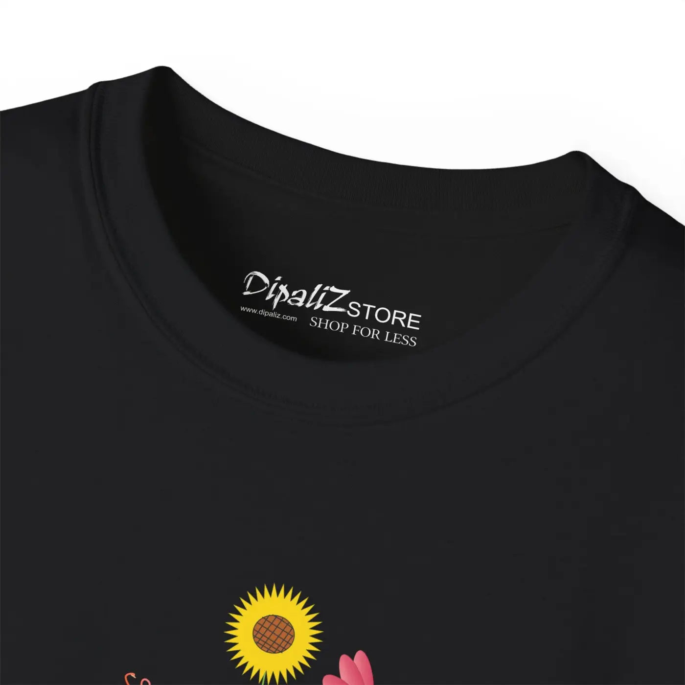 Heart with Flowers Ultra Cotton Tee - Floral Design - DipaliZ