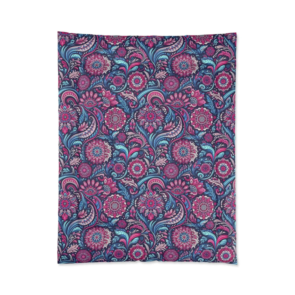 Cozy Indian Pattern Comforter - Eco-Friendly Gifts for Her - DipaliZ