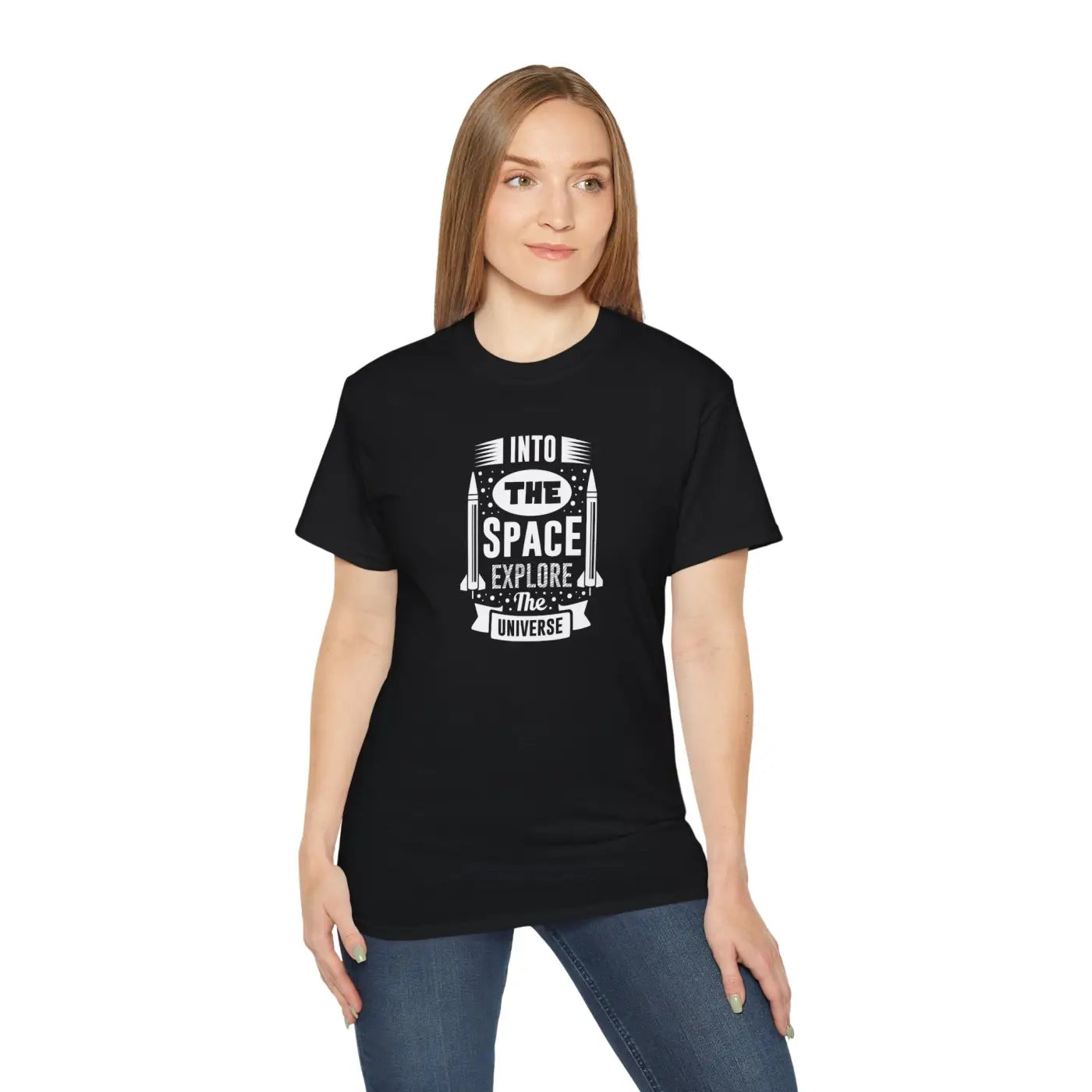 Ultra Cotton Tee Into the Space - Explore the Universe - DipaliZ