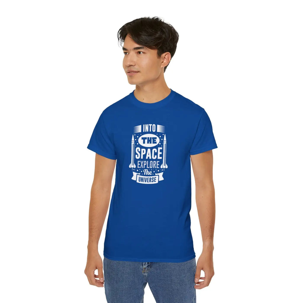 Ultra Cotton Tee Into the Space - Explore the Universe - DipaliZ
