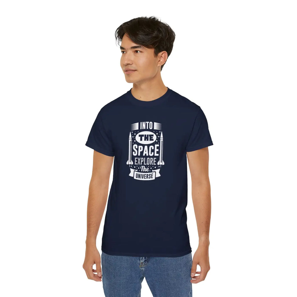 Ultra Cotton Tee Into the Space - Explore the Universe - DipaliZ