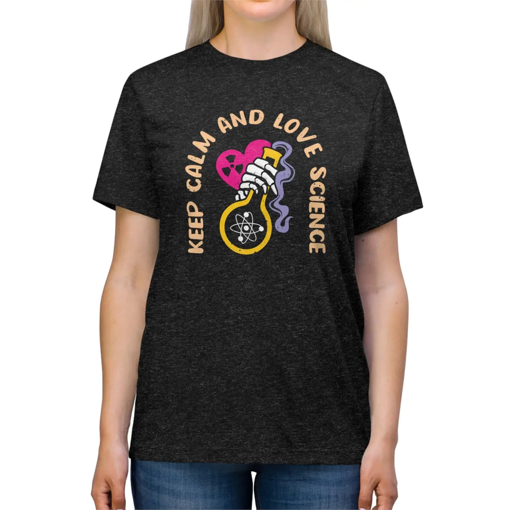 Love Science Unisex Triblend Tee - Keep Calm Design - DipaliZ