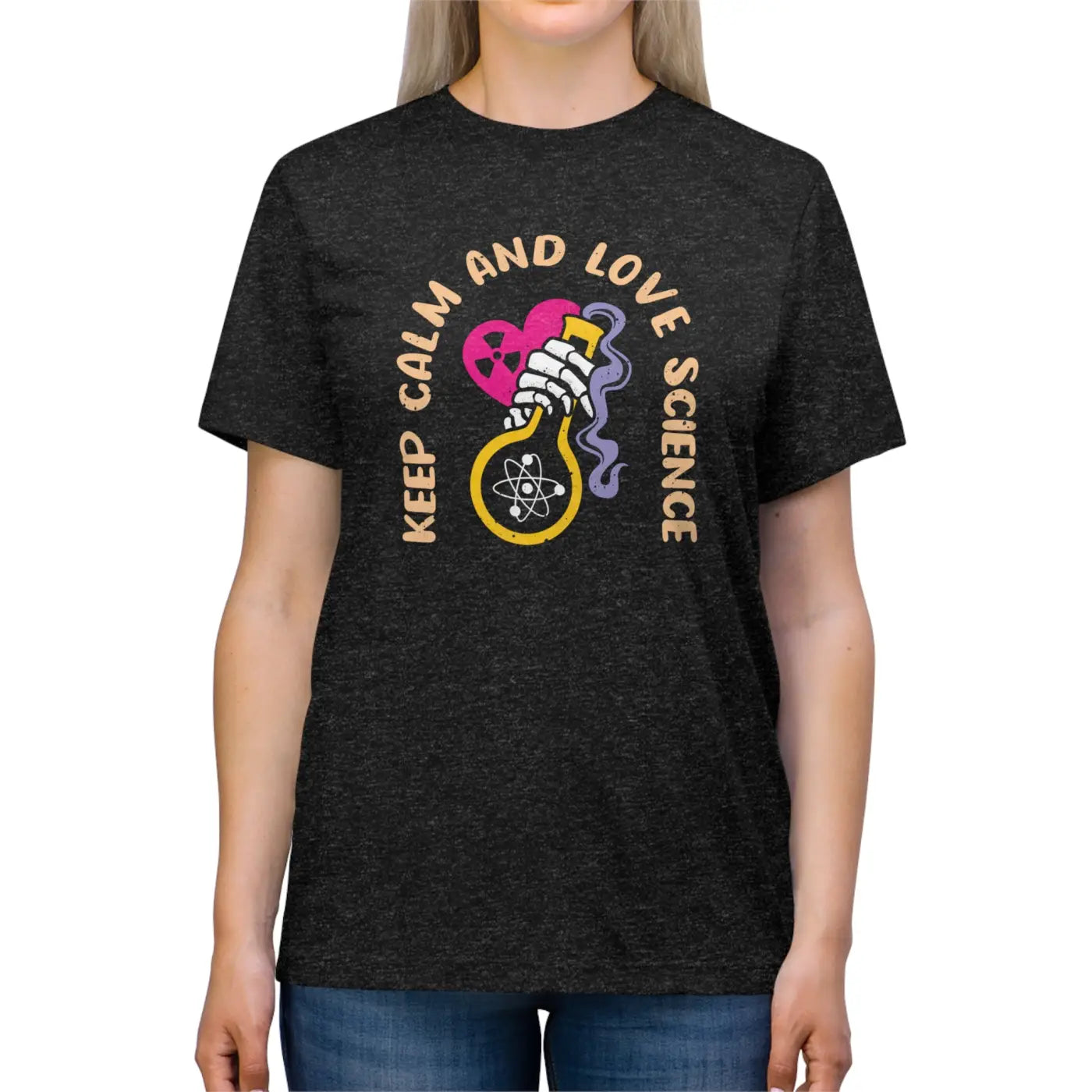 Love Science Unisex Triblend Tee - Keep Calm Design - DipaliZ