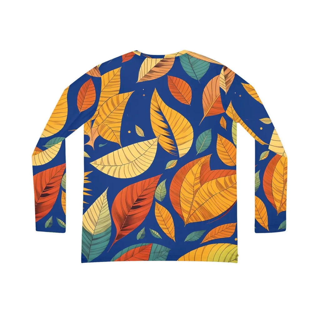 Colored Fall Leaves Long Sleeve Shirt - Autumn Style - DipaliZ