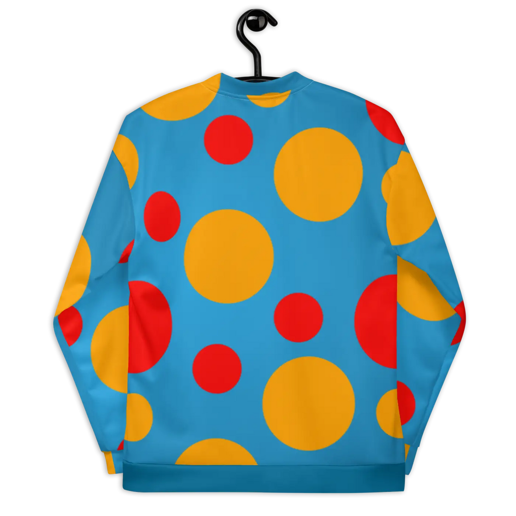 Bomber Jacket - Large Colorful Polka Dots - DipaliZ