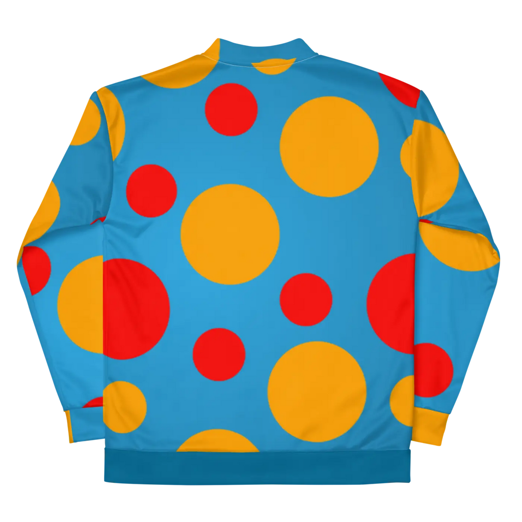 Bomber Jacket - Large Colorful Polka Dots - DipaliZ