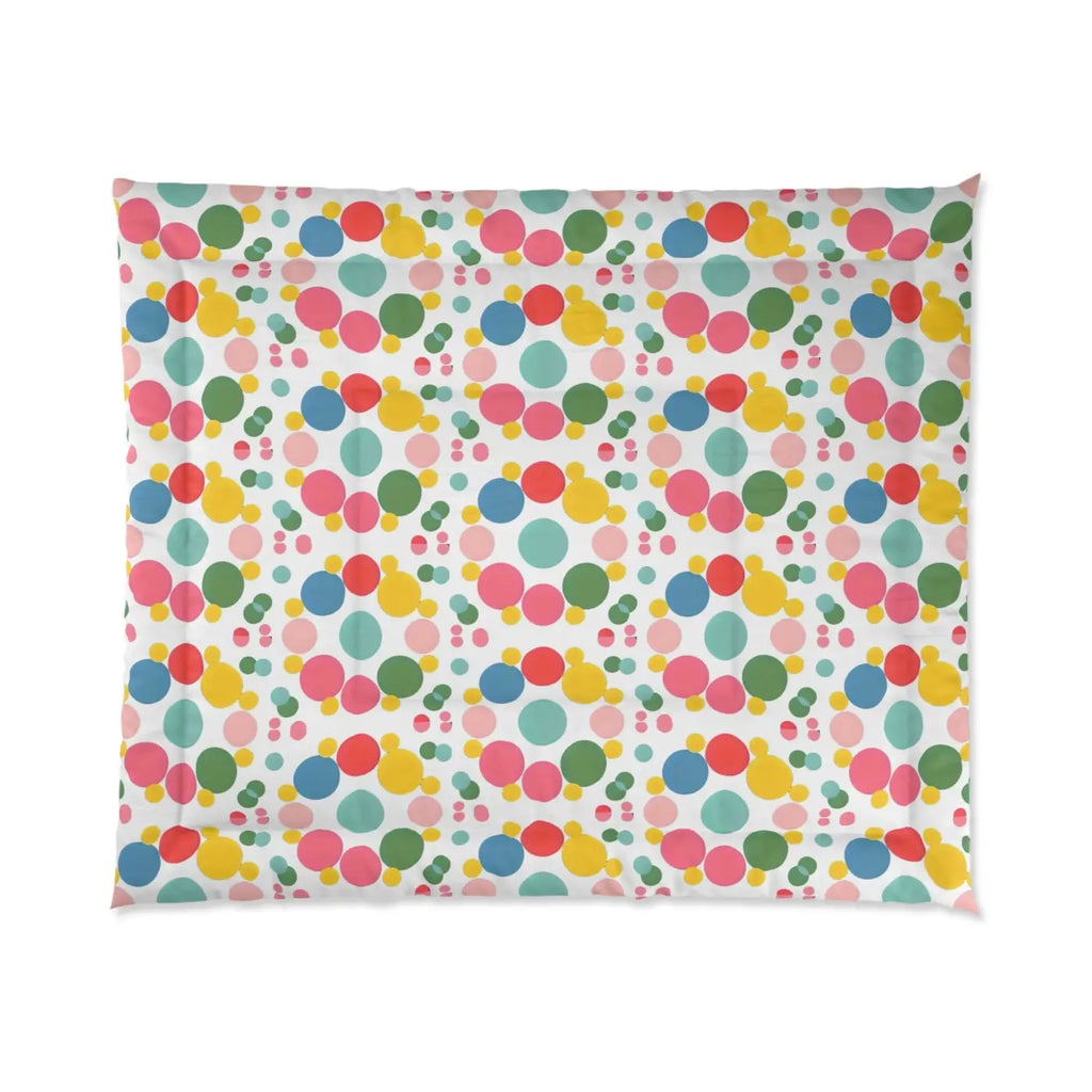 Large Polka Dots Blanket - Cozy Modern Warmth - DipaliZ