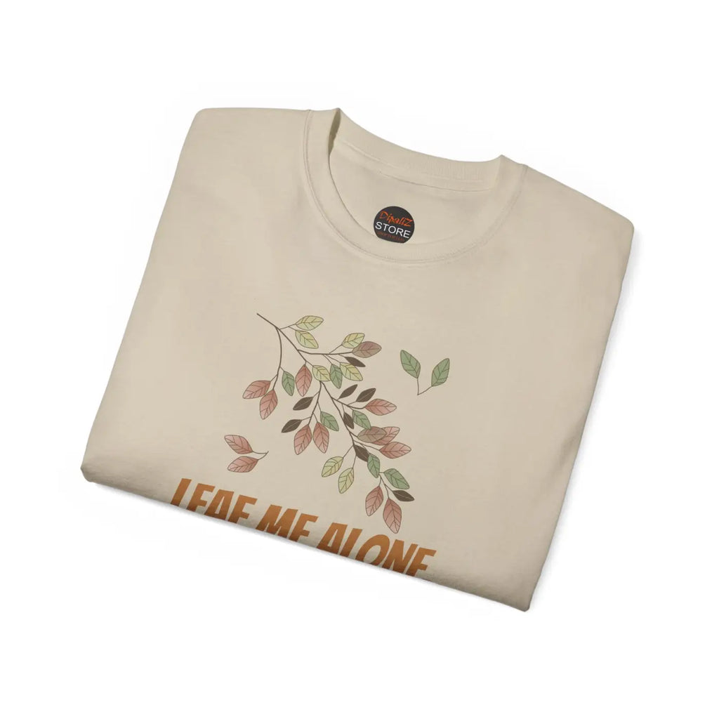 Unisex Cotton Tee - Fall Foliage Leaf Design - DipaliZ