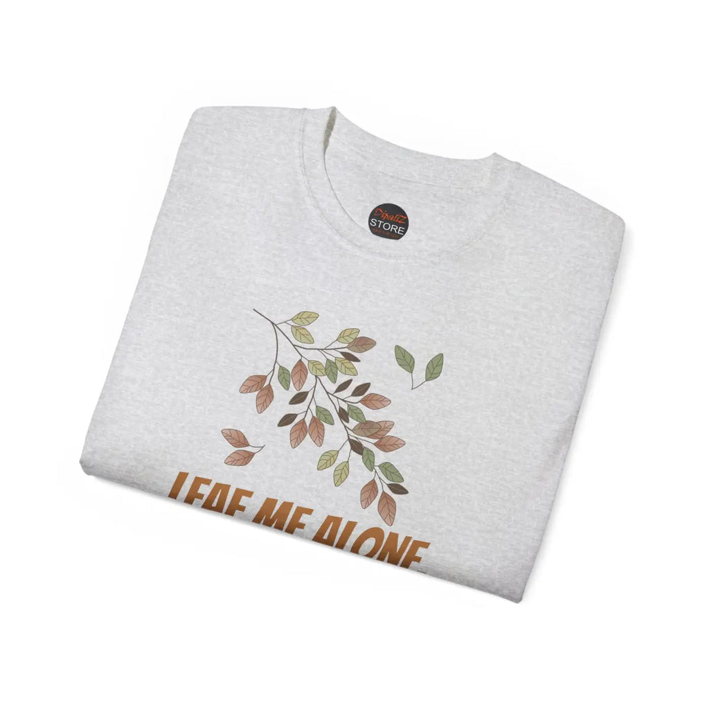 Unisex Cotton Tee - Fall Foliage Leaf Design - DipaliZ
