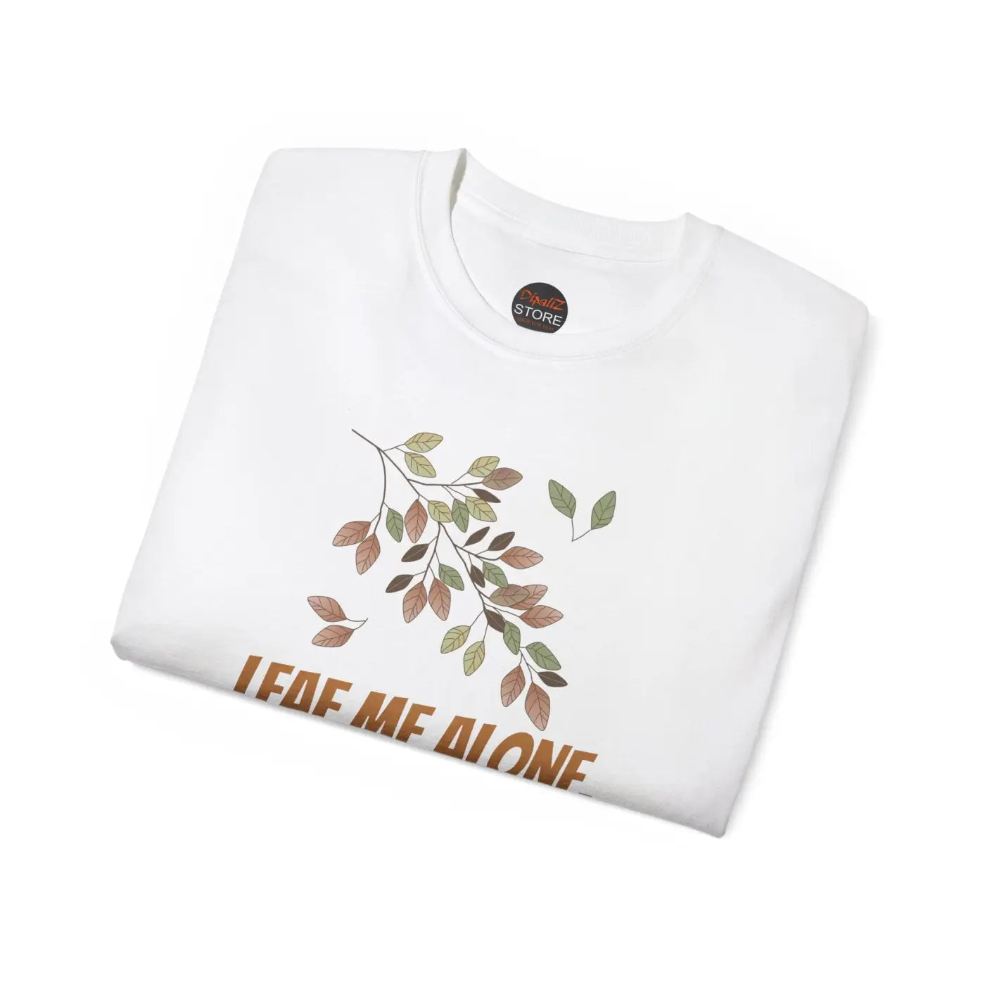 Unisex Cotton Tee - Fall Foliage Leaf Design - DipaliZ
