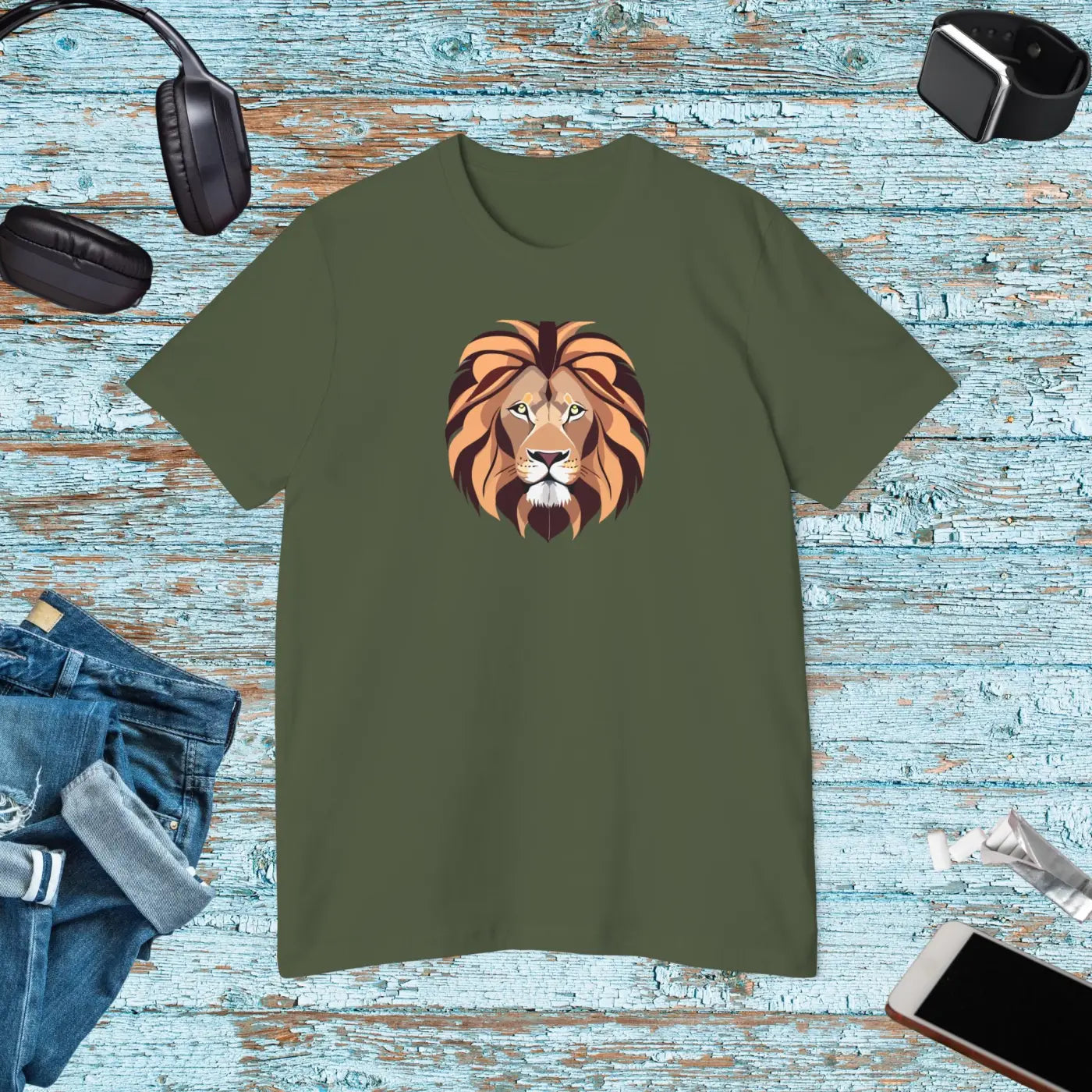 Lion Tee - Deluxe Unisex Jersey Short Sleeve - DipaliZ