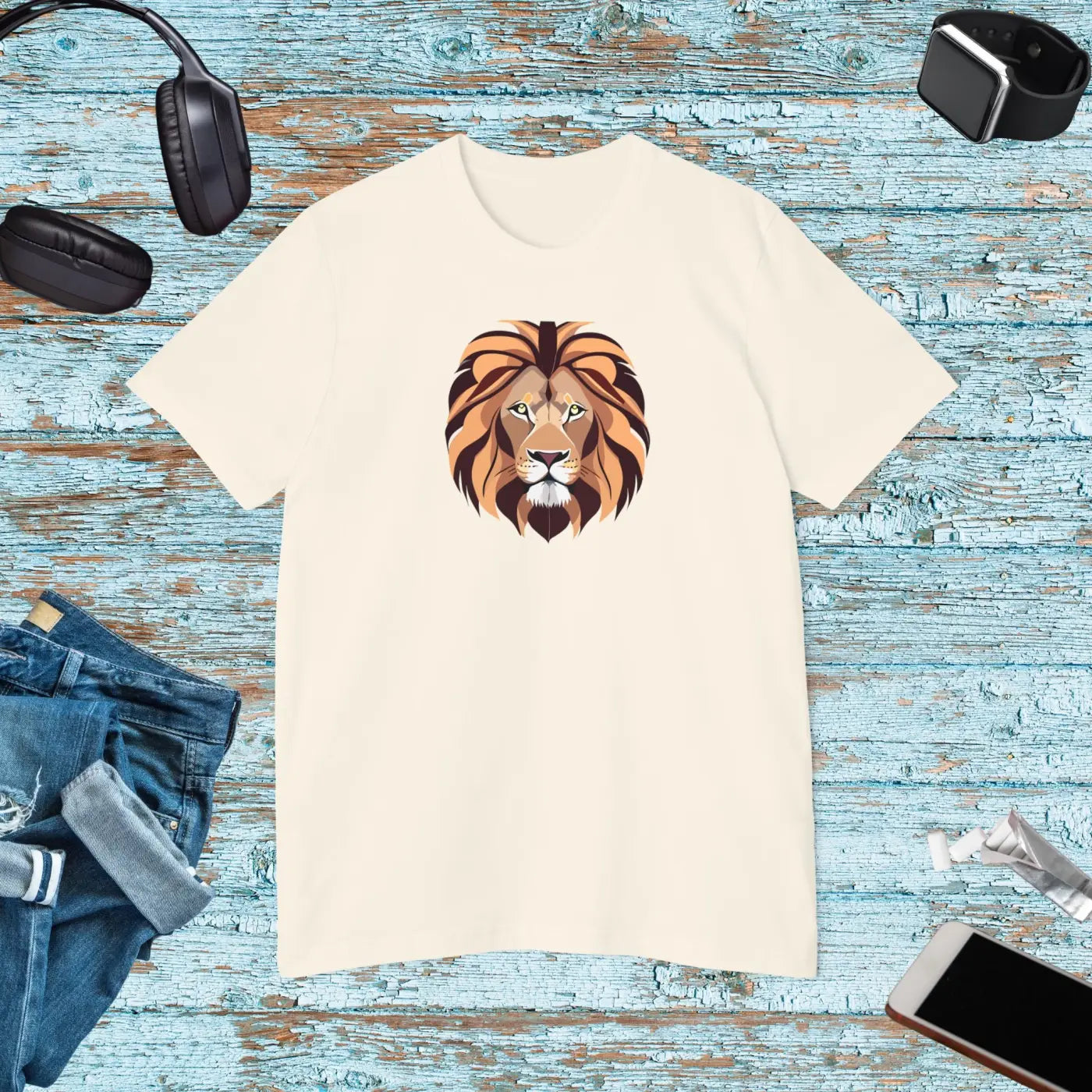 Lion Tee - Deluxe Unisex Jersey Short Sleeve - DipaliZ