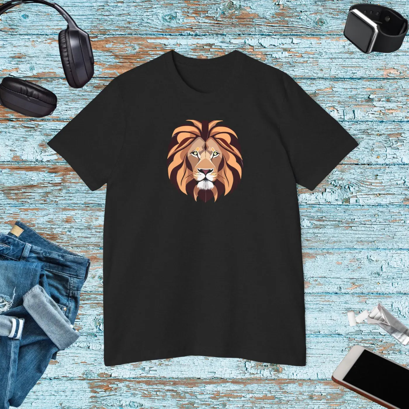 Lion Tee - Deluxe Unisex Jersey Short Sleeve - DipaliZ