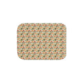 Sherpa Blanket - Lotus Flowers on Cyan Two Colors - DipaliZ