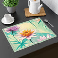 Lotus Flowers Cotton Placemats - Eco-Friendly Gifts - DipaliZ