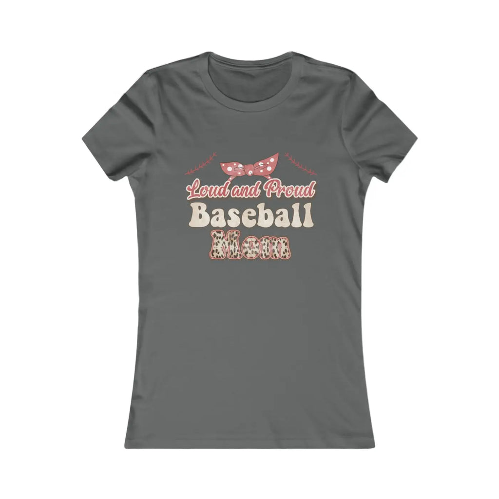Proud Baseball Mama Tee - Loud and Proud Style - DipaliZ
