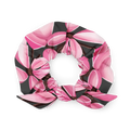 Recycled Scrunchie - Magnolia Flowers One Size - DipaliZ