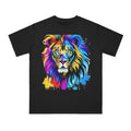 Organic Unisex Classic T Shirt - Majestic Lion Design - DipaliZ