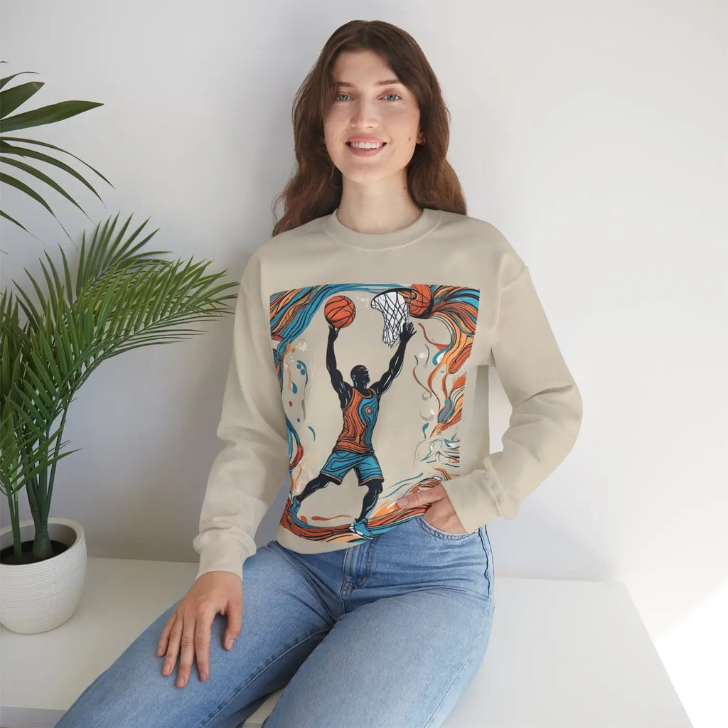 Crewneck Sweatshirt - American Football Player Unisex - DipaliZ