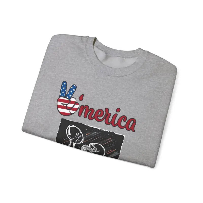 Football Crewneck Sweatshirt - Man Playing American - DipaliZ