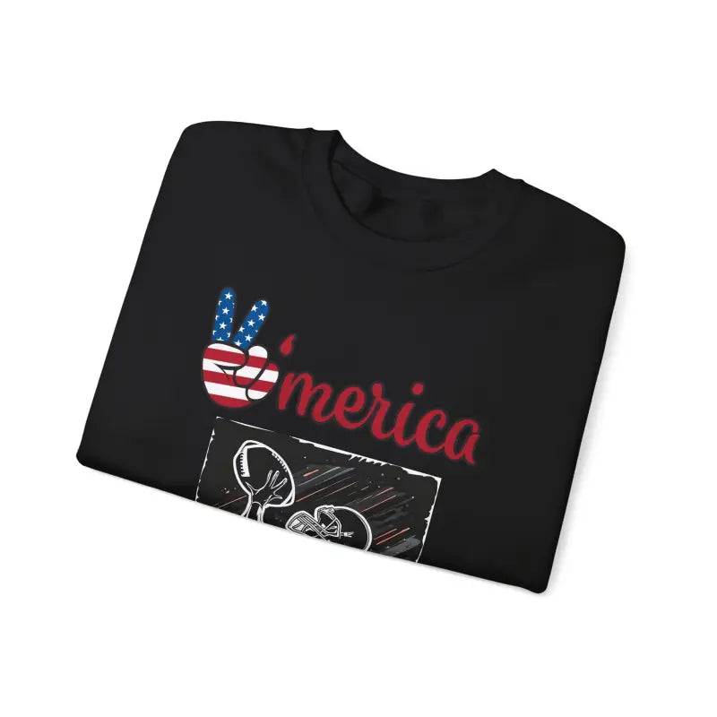 Football Crewneck Sweatshirt - Man Playing American - DipaliZ