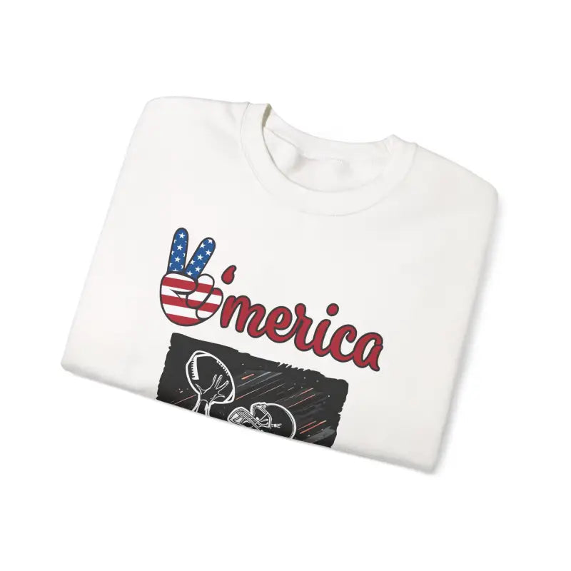 Football Crewneck Sweatshirt - Man Playing American - DipaliZ