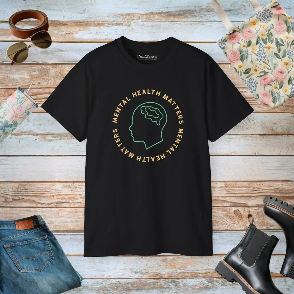 Mental Health Matters Tee - Ultra Cotton Eco-Friendly - DipaliZ