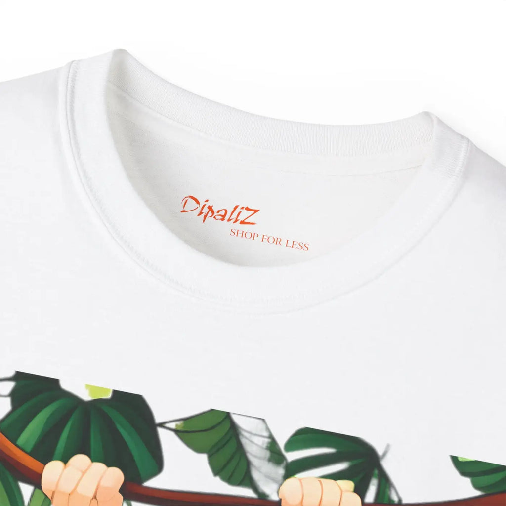 Unisex Ultra Cotton Tee - Classic Monkey Vibe Design - DipaliZ
