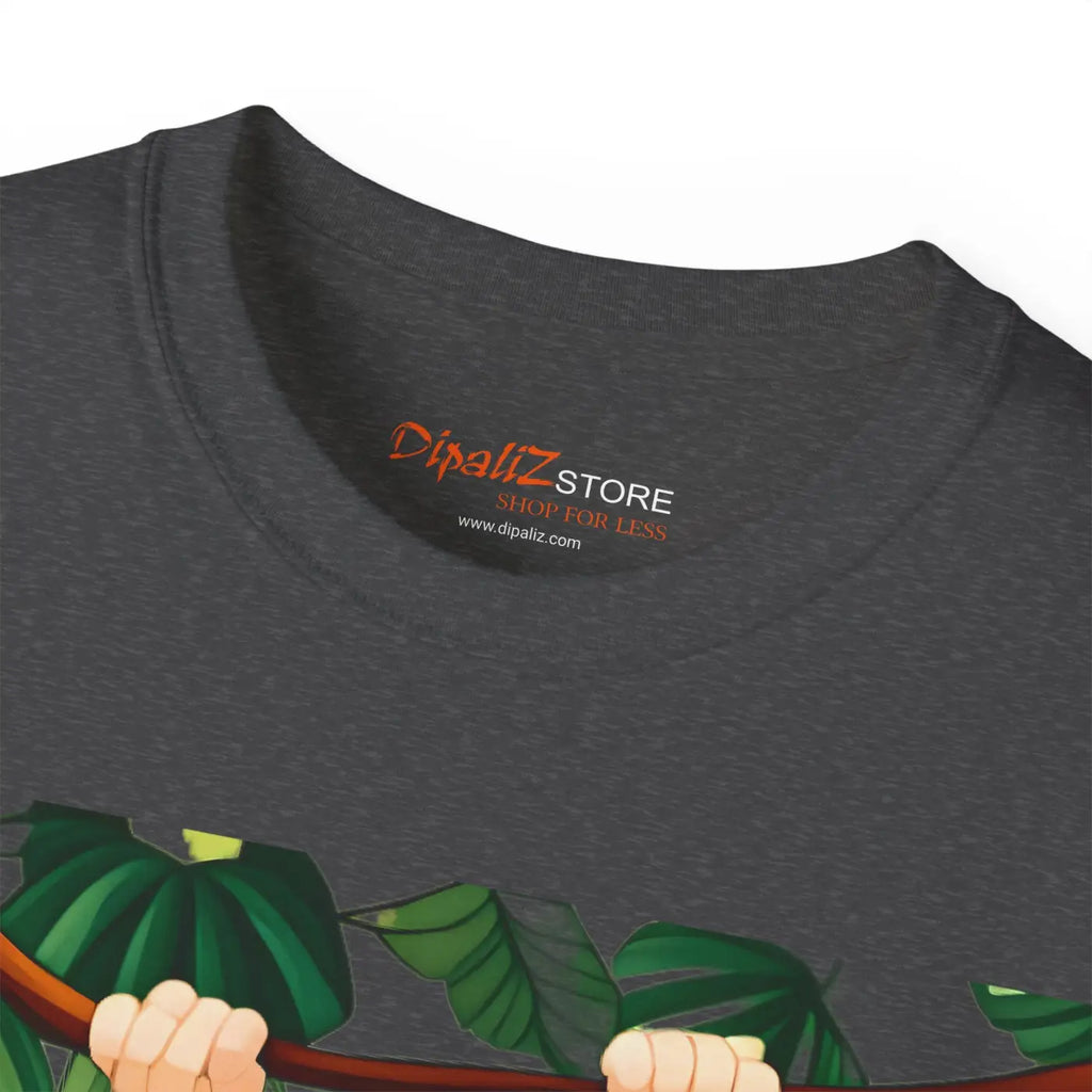 Unisex Ultra Cotton Tee - Classic Monkey Vibe Design - DipaliZ
