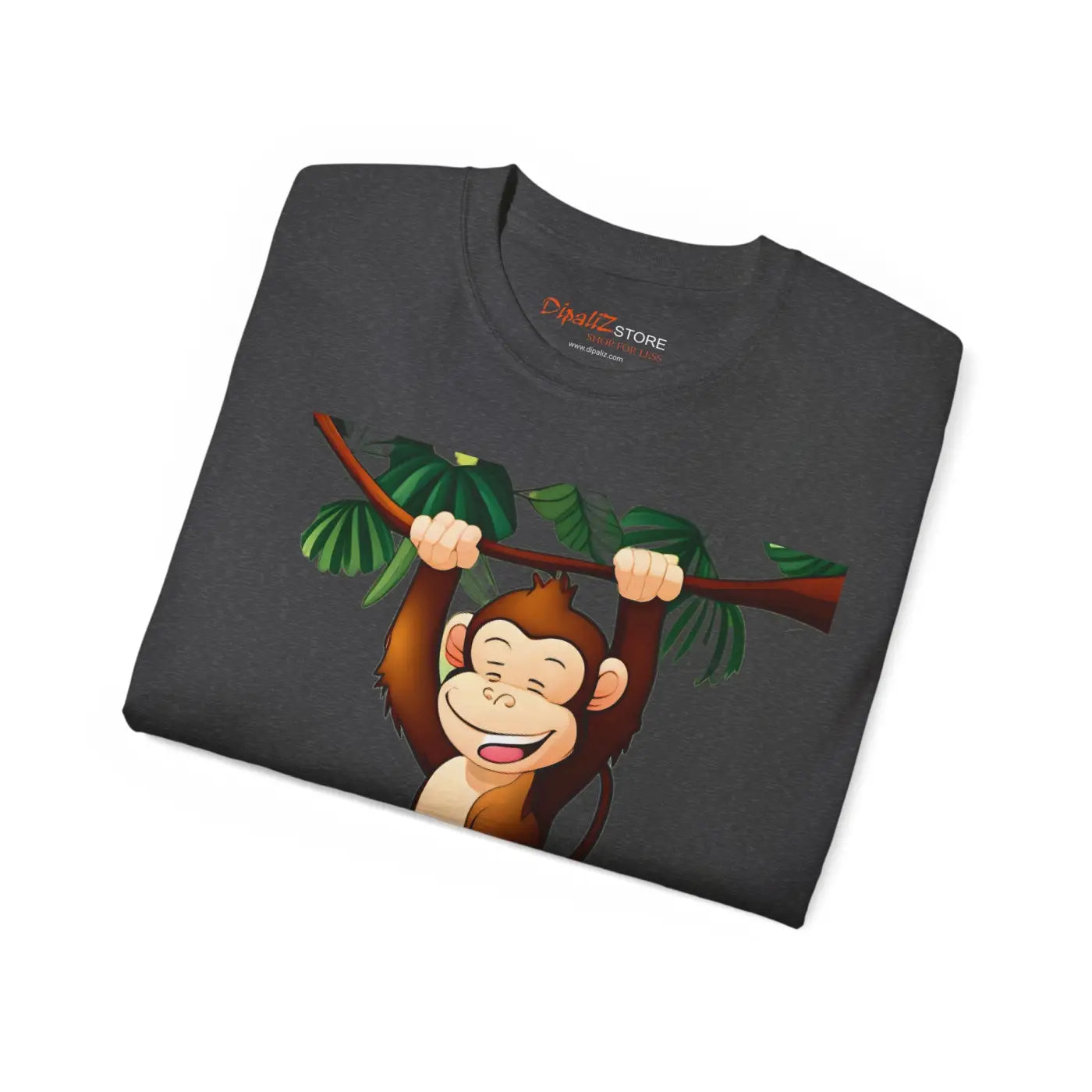 Unisex Ultra Cotton Tee - Classic Monkey Vibe Design - DipaliZ